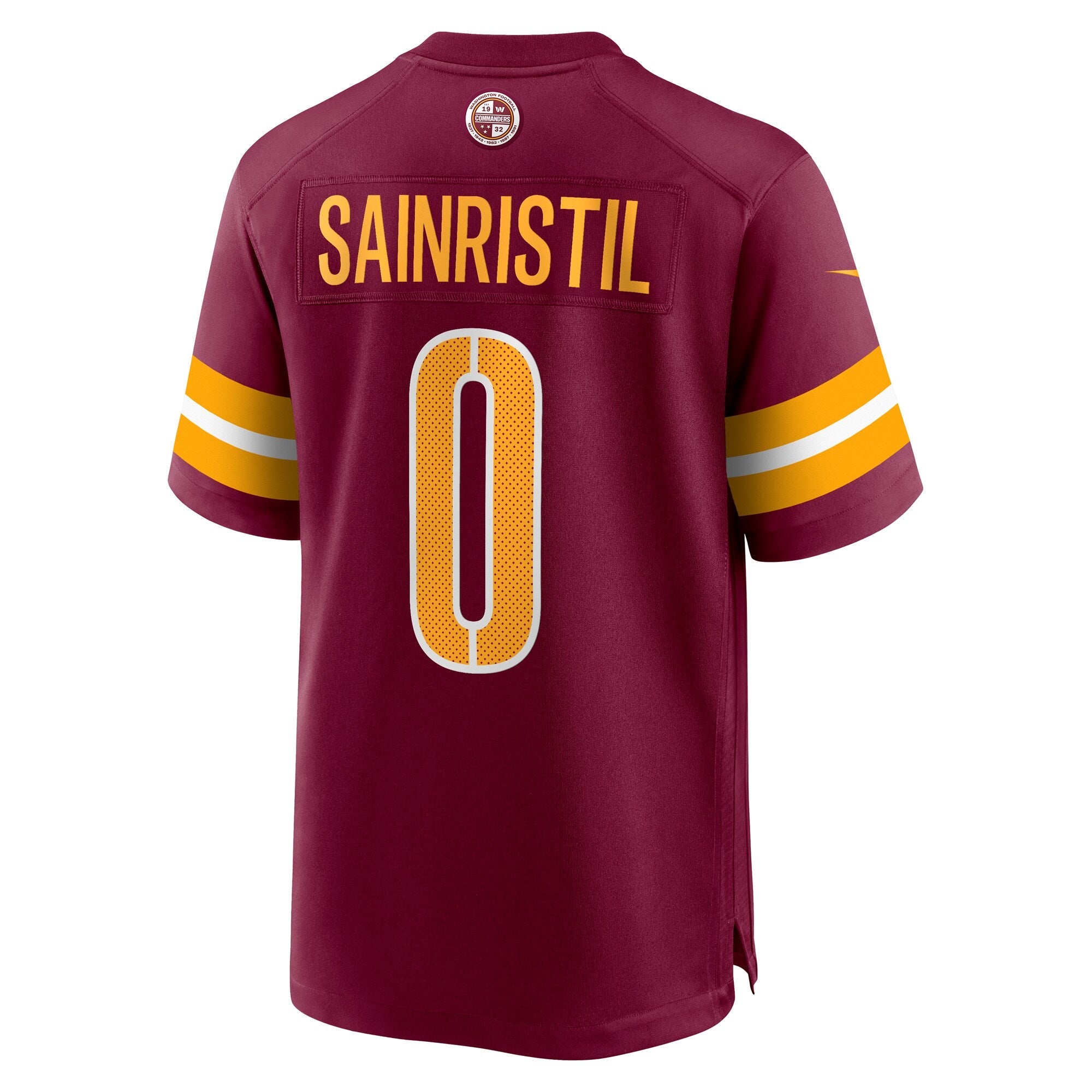 Washington Commanders Mike Sainristil Burgundy Game Jersey