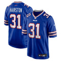 Buffalo Bills Maxwell Hairston Royal 2025 NFL Draft First Round Pick Game Jersey