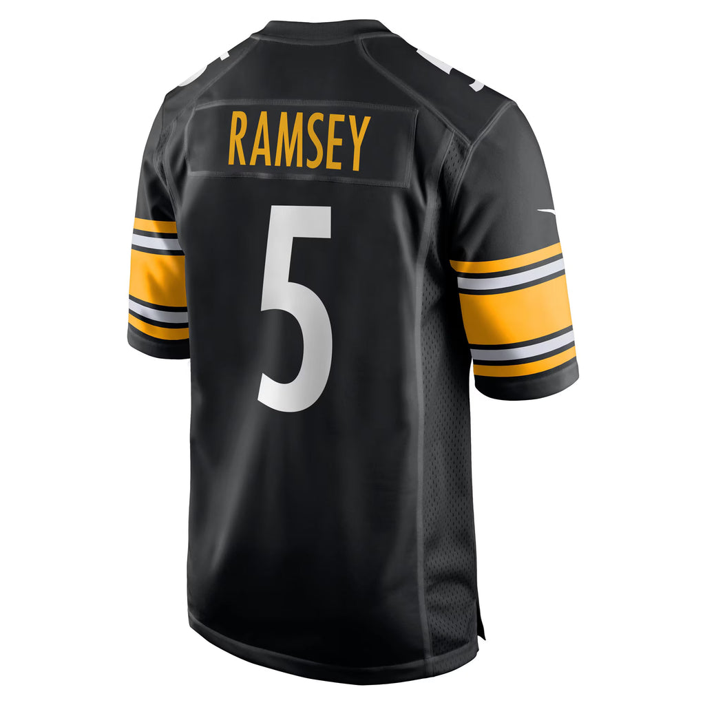 Pittsburgh Steelers Jalen Ramsey Black Team Game Jersey