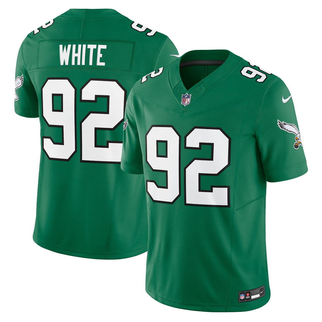 Philadelphia Eagles Reggie White Kelly Green Alternate Vapor F.U.S.E. Limited Jersey