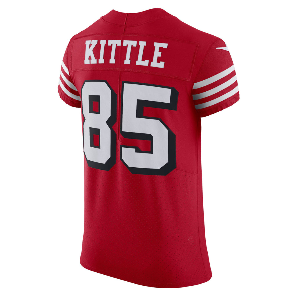 San Francisco 49ers George Kittle Scarlet Alternate Vapor Elite Jersey