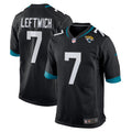 Jacksonville Jaguars Byron Leftwich Black Retired Player Alternate Game Jersey