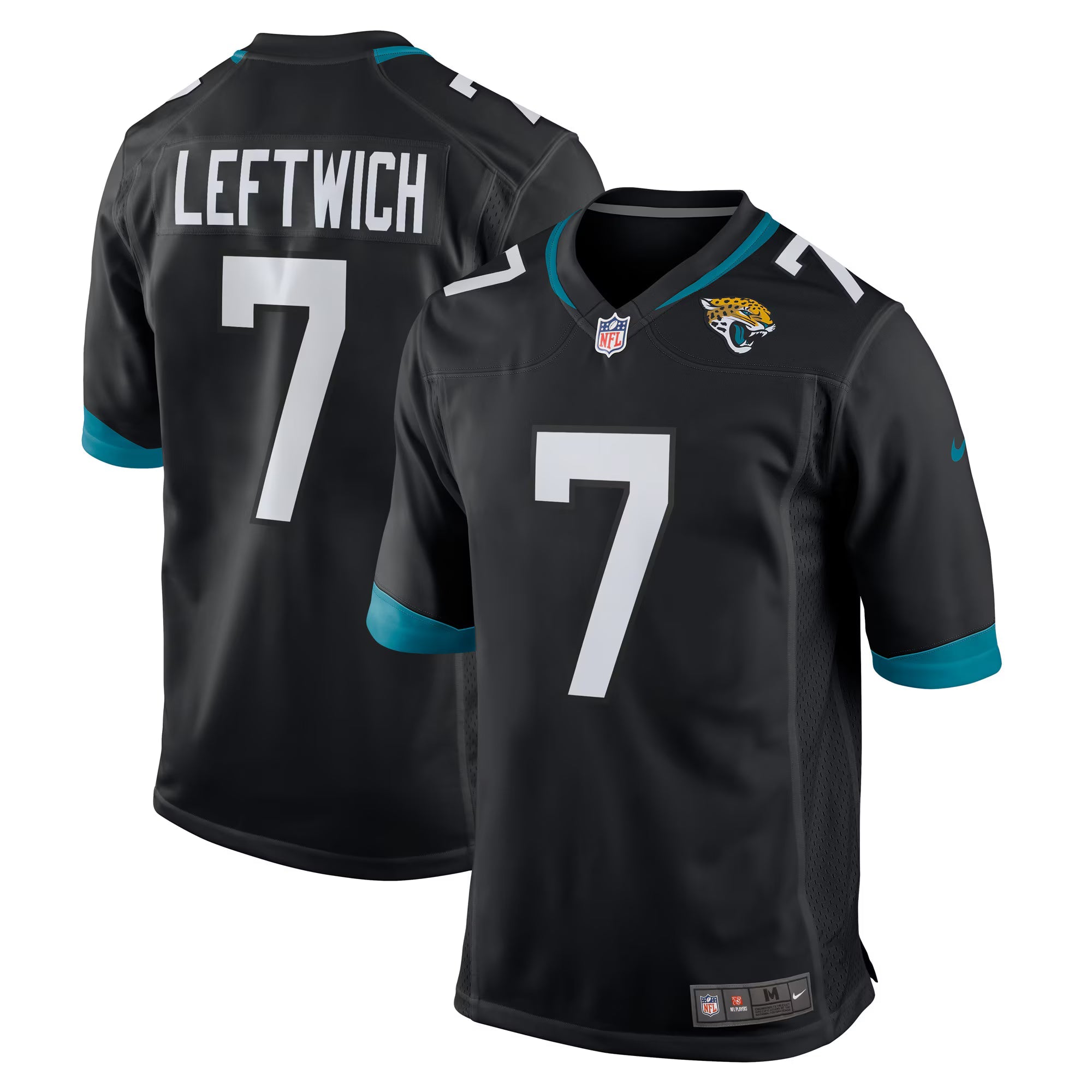 Jacksonville Jaguars Byron Leftwich Black Retired Player Alternate Game Jersey