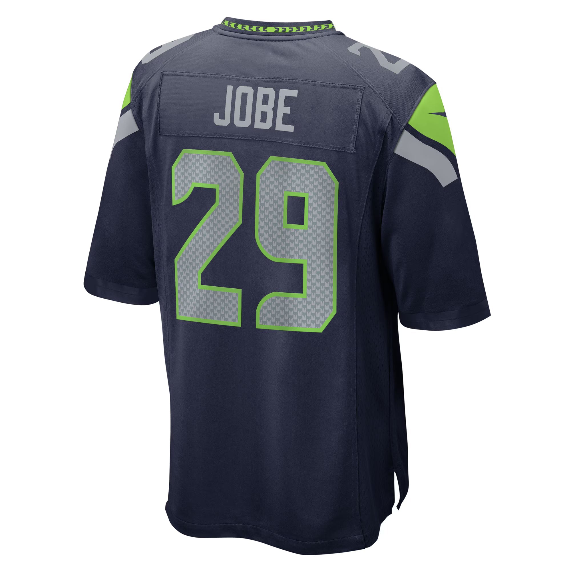 Seattle Seahawks Josh Jobe College Navy Team Game Jersey