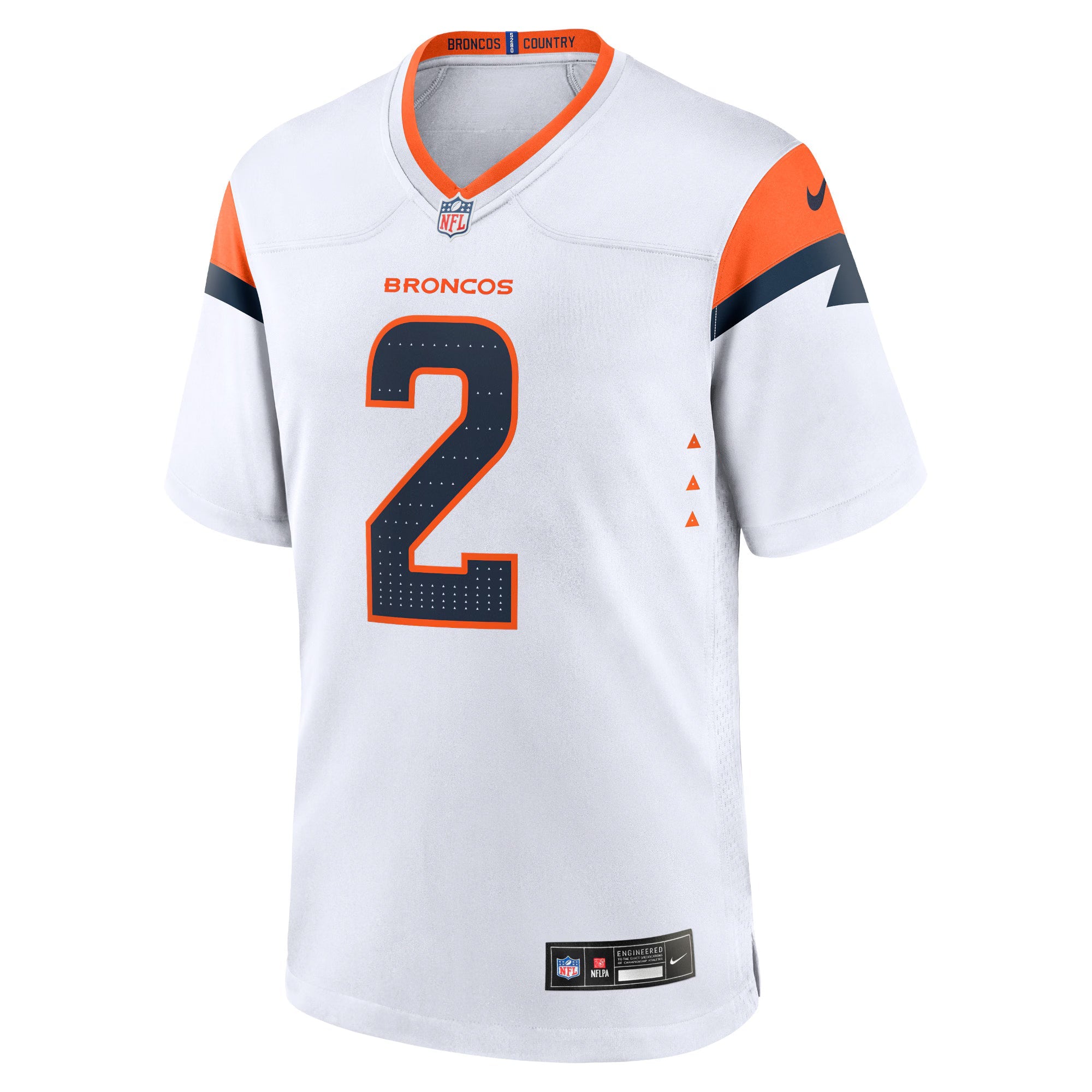 Denver Broncos Patrick Surtain II White Mile High Collection Game Jersey
