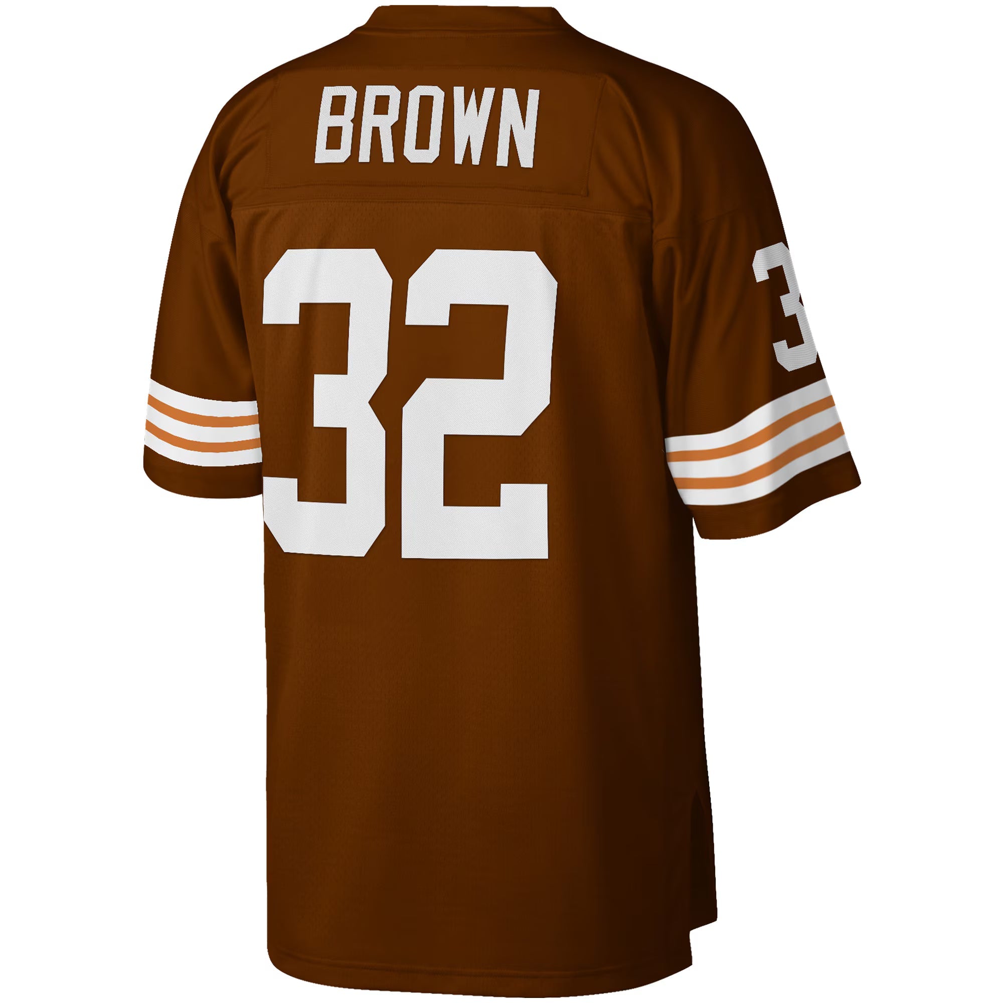 Cleveland Browns Jim Brown Mitchell & Ness Brown Big & Tall 1963 Retired Player Replica Jersey