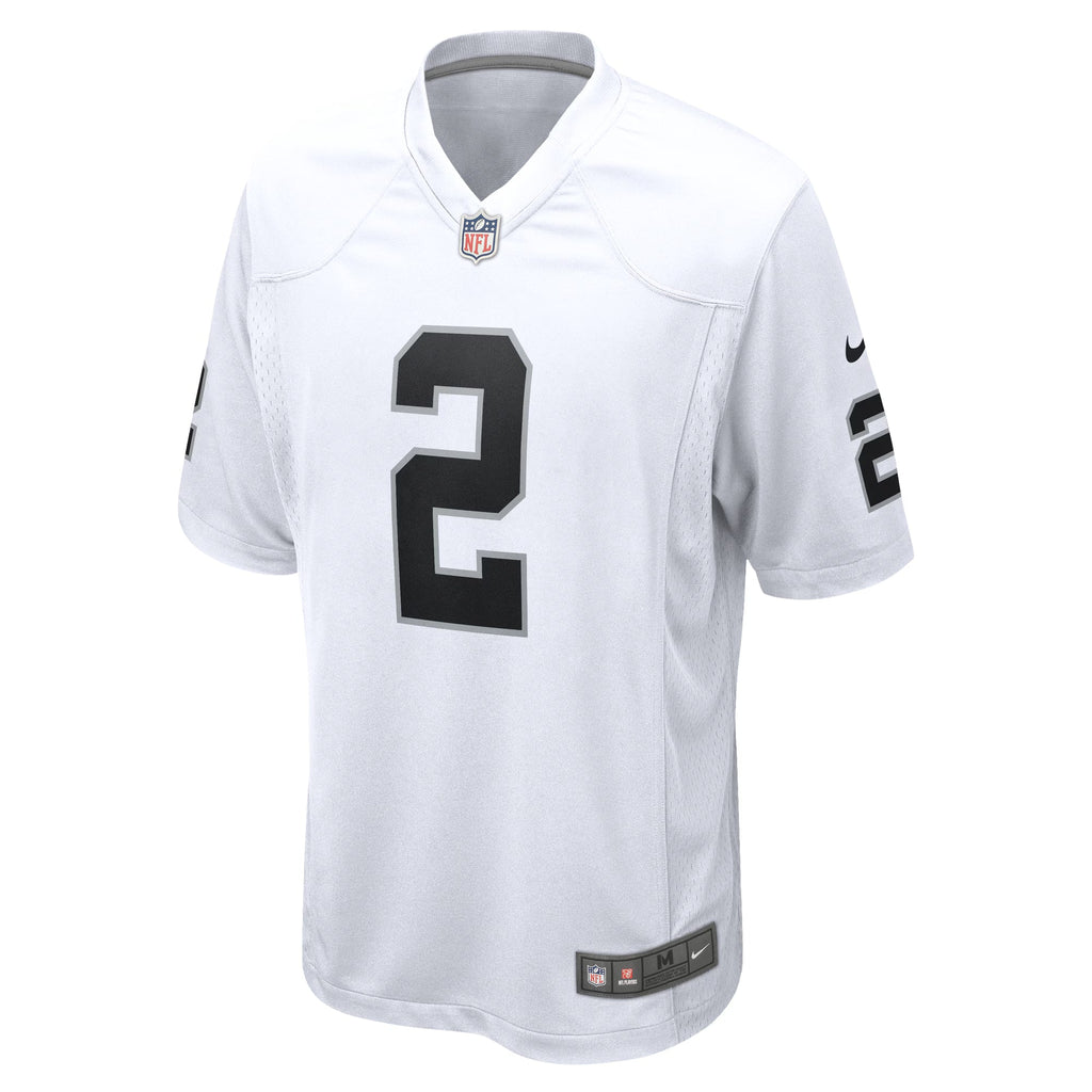 Las Vegas Raiders Ashton Jeanty White Game Jersey