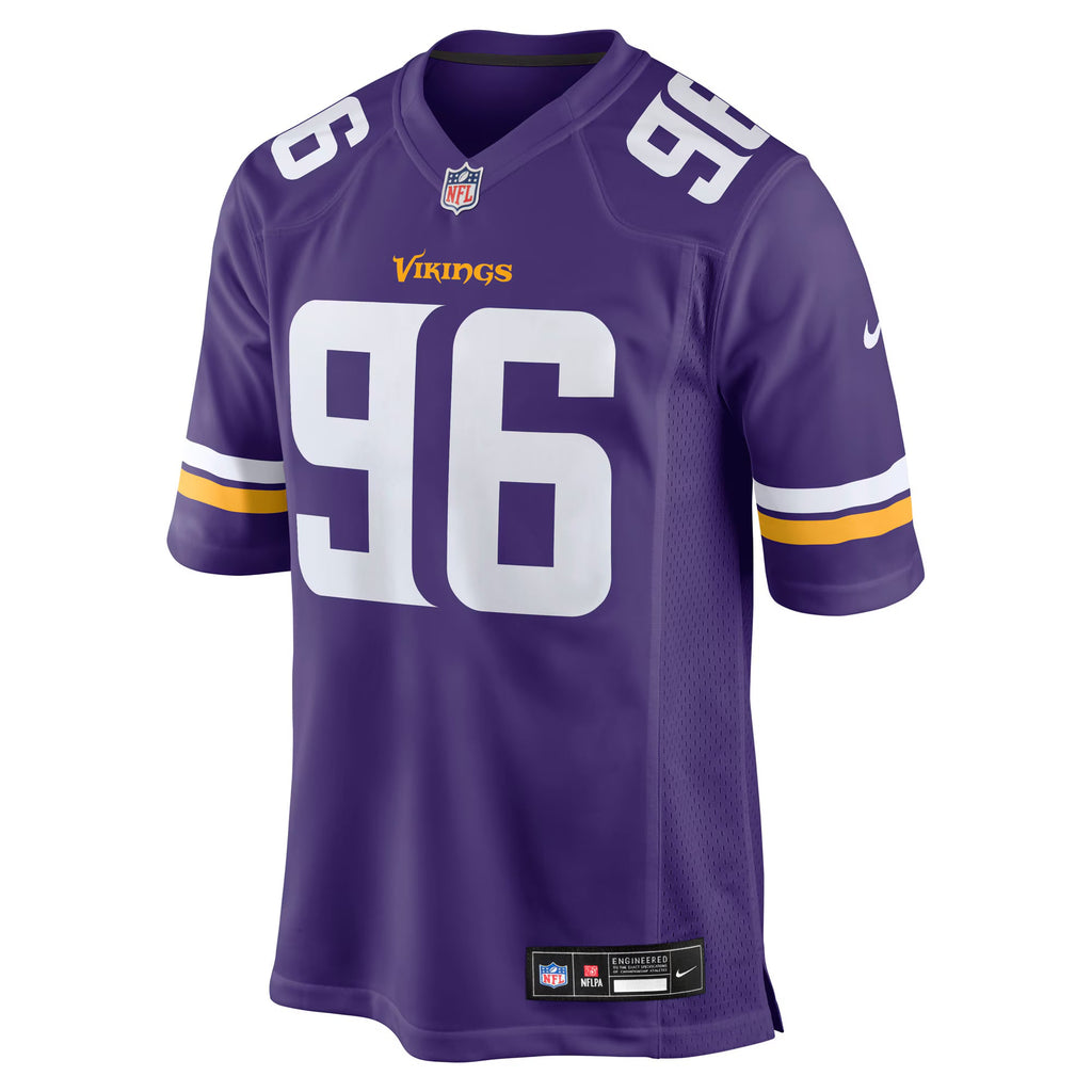 Minnesota Vikings Tyler Batty Purple Team Game Jersey