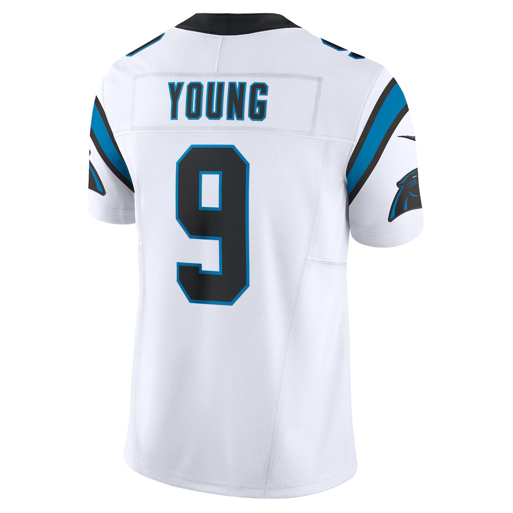 Carolina Panthers Bryce Young White Vapor F.U.S.E. Limited Jersey
