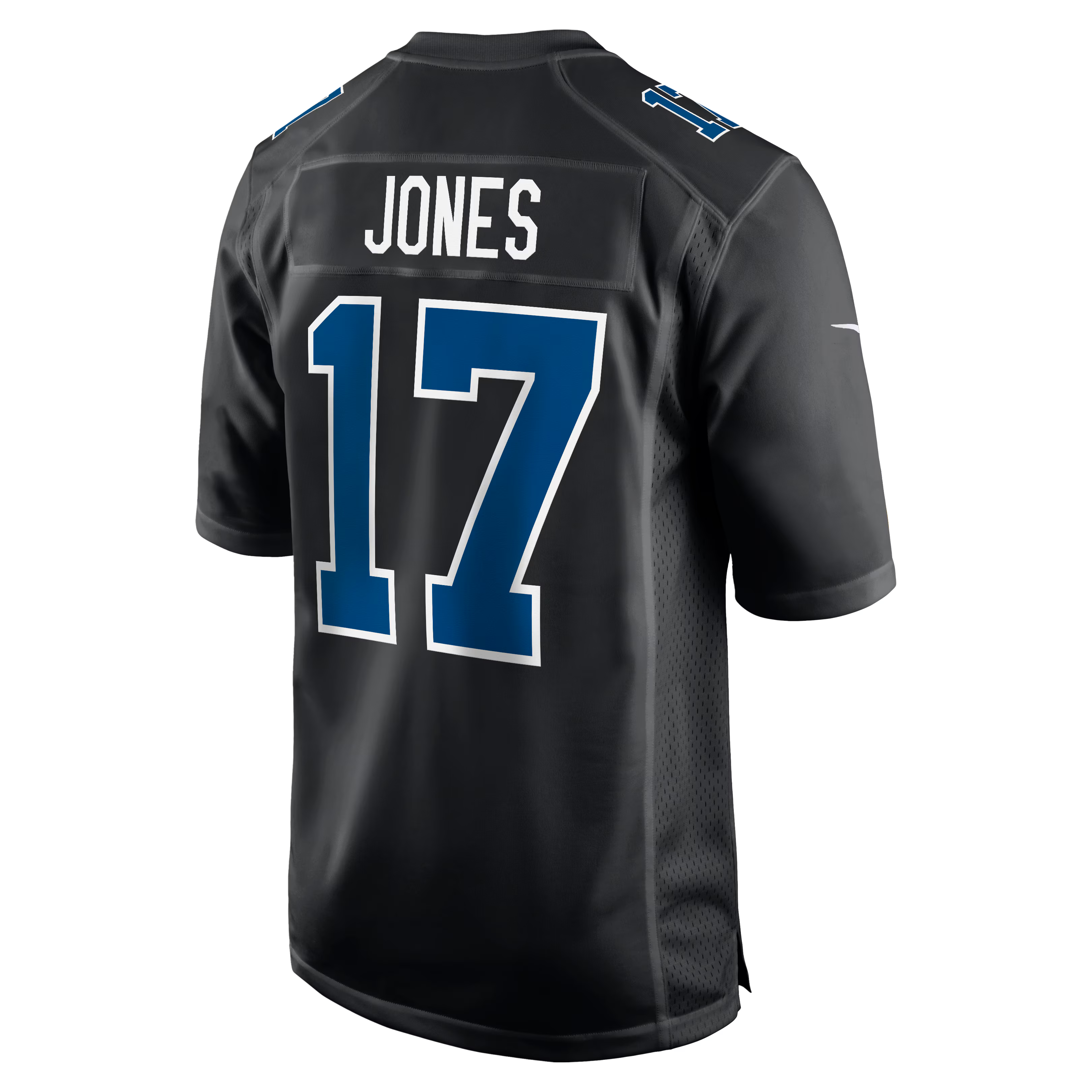 Indianapolis Colts Daniel Jones Carbon Black Fashion Game Jersey