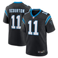 Carolina Panthers Nic Scourton Black Team Game Jersey