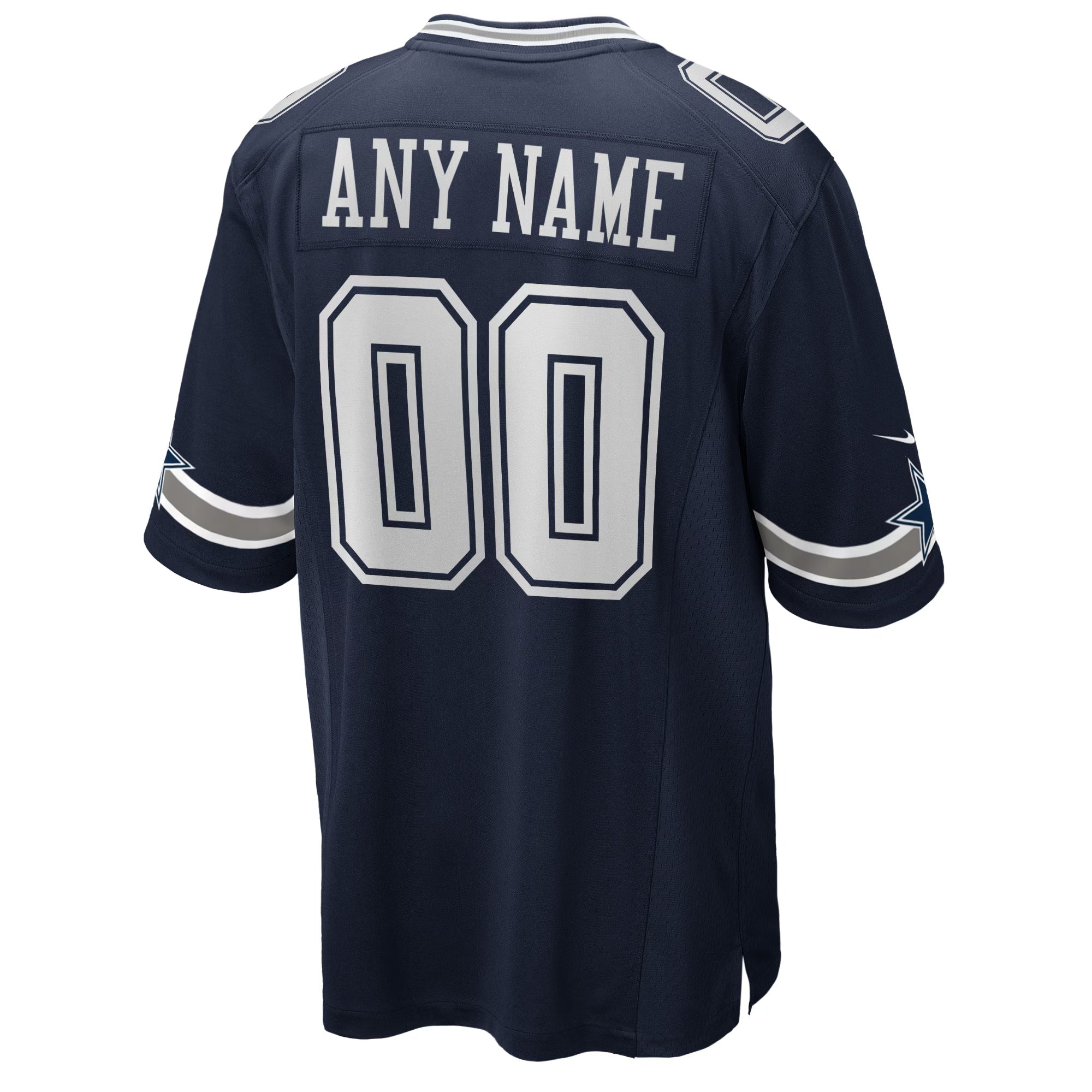 Dallas Cowboys Navy Custom Game Jersey