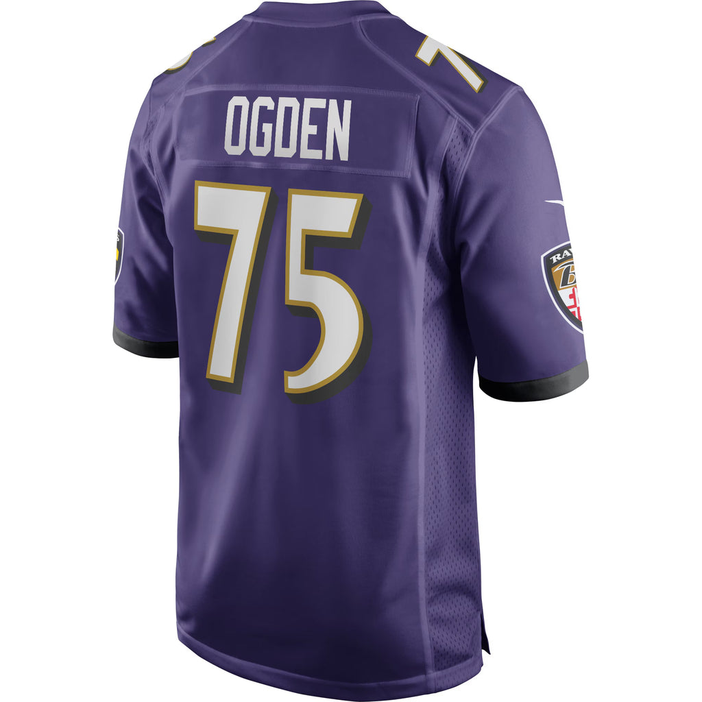 Baltimore Ravens Jonathan Ogden Purple Game Retired Player Jersey