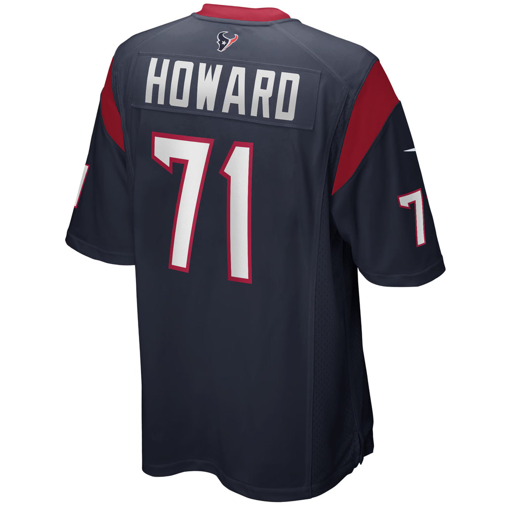 Houston Texans Tytus Howard Navy Game Jersey