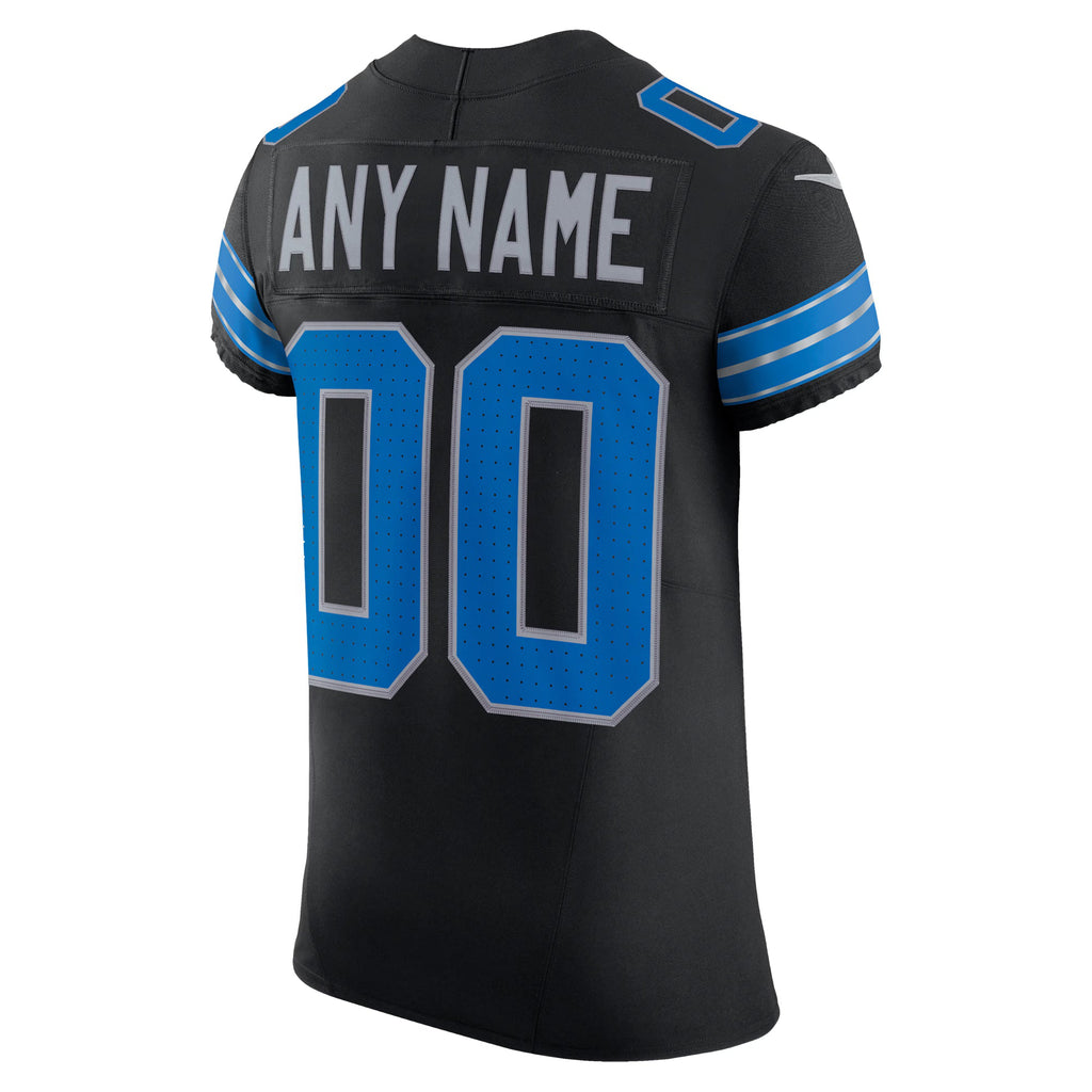 Detroit Lions Black Alternate Vapor F.U.S.E. Elite Custom Jersey