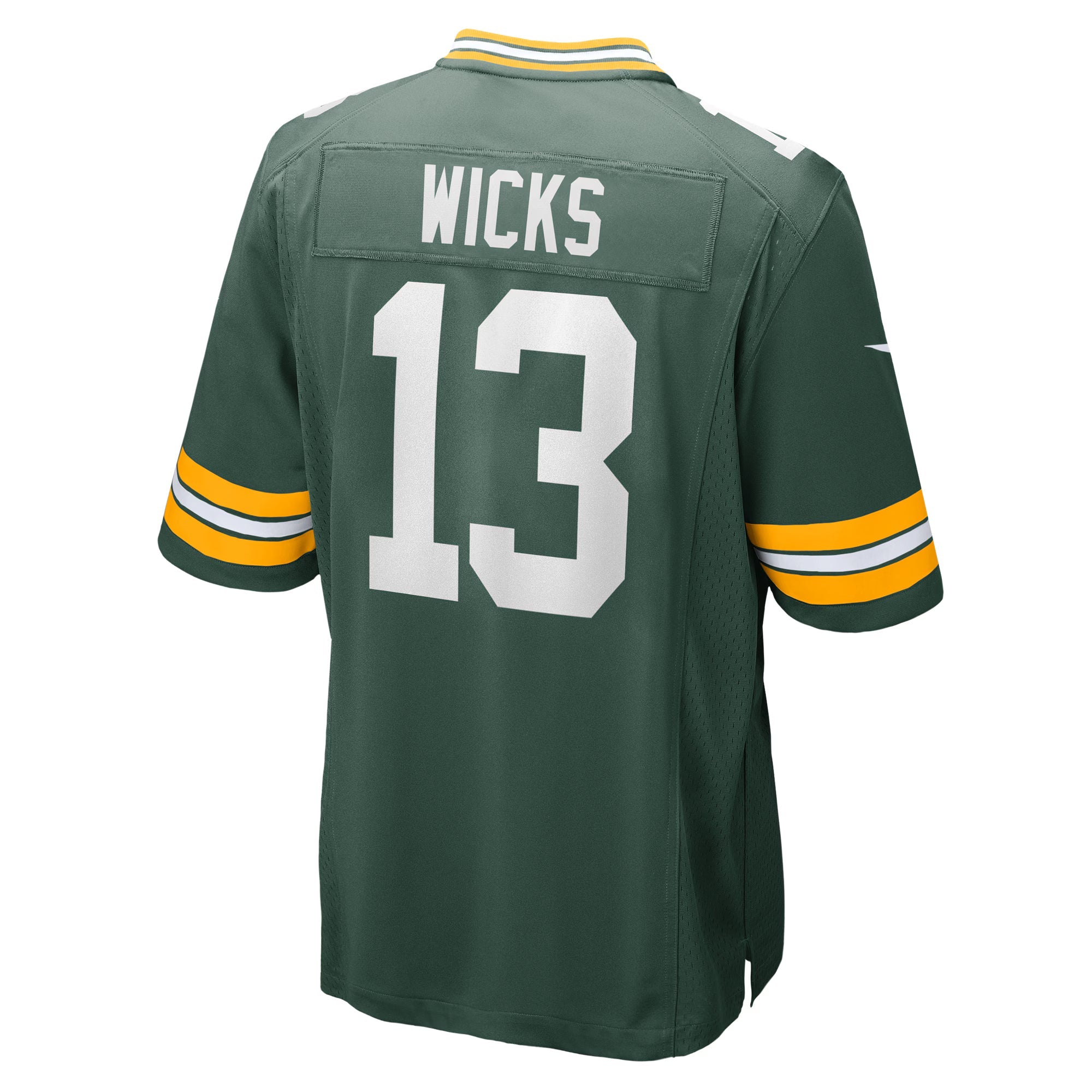 Green Bay Packers Dontayvion Wicks Green Game Jersey