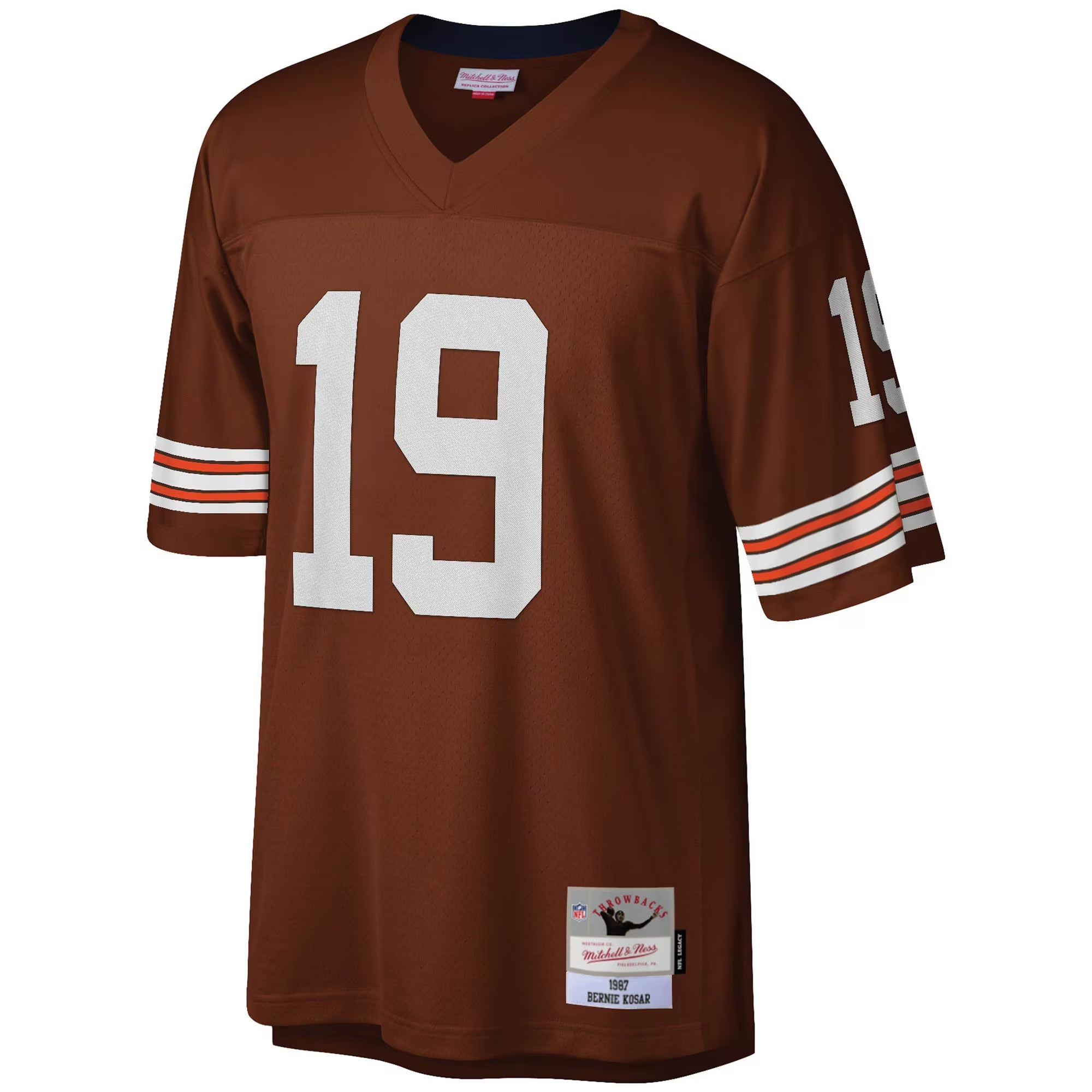 Cleveland Browns Bernie Kosar Mitchell & Ness Brown Legacy Replica Jersey