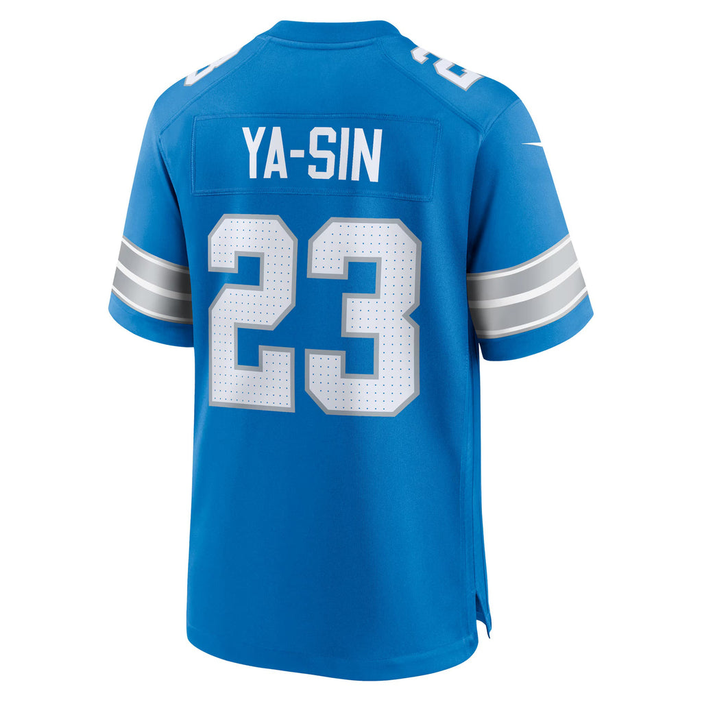 Detroit Lions Rock Ya-Sin Blue Team Game Jersey