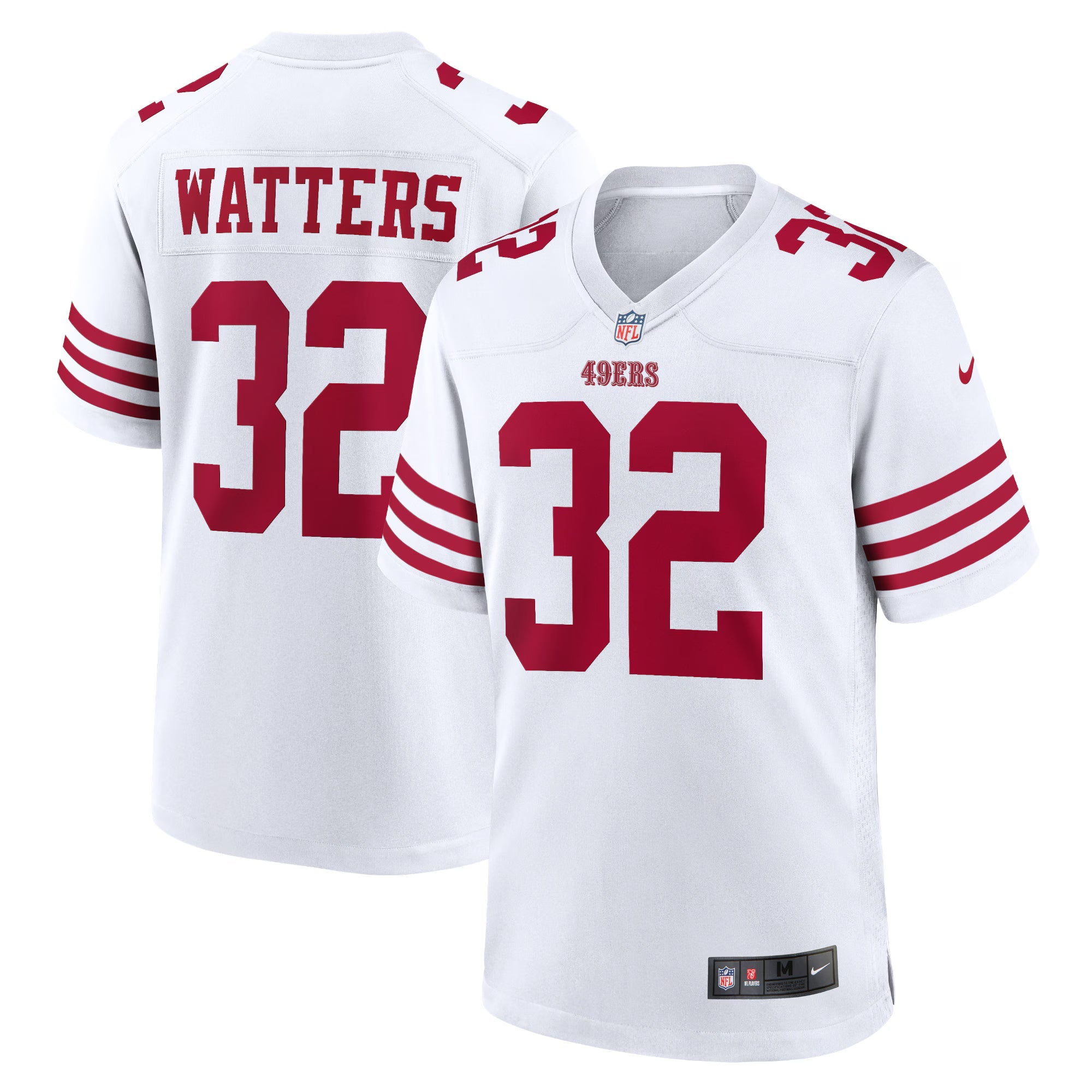 San Francisco 49ers Ricky Watters White Retired Player Game Jersey