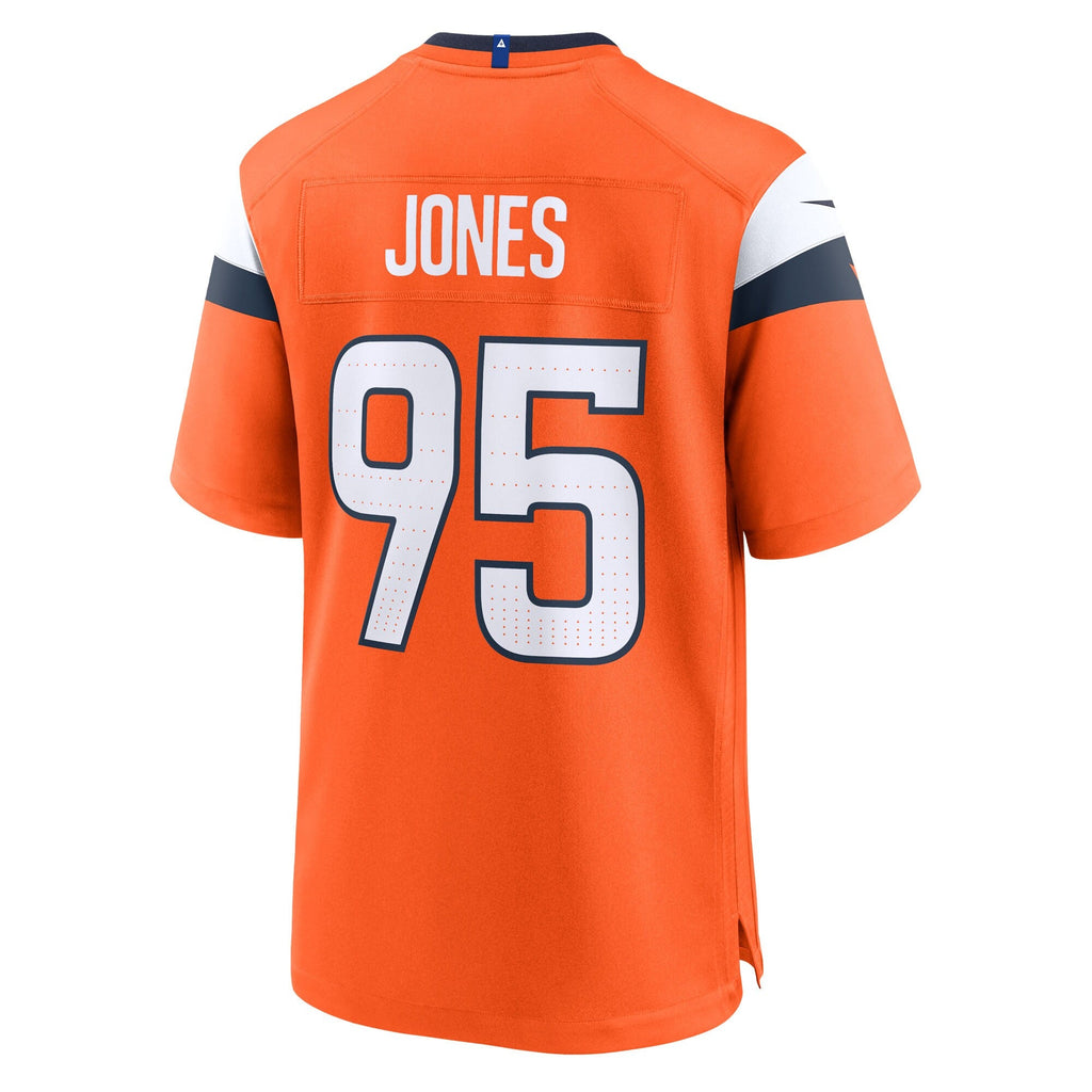 Denver Broncos Sai'vion Jones Orange Team Game Jersey