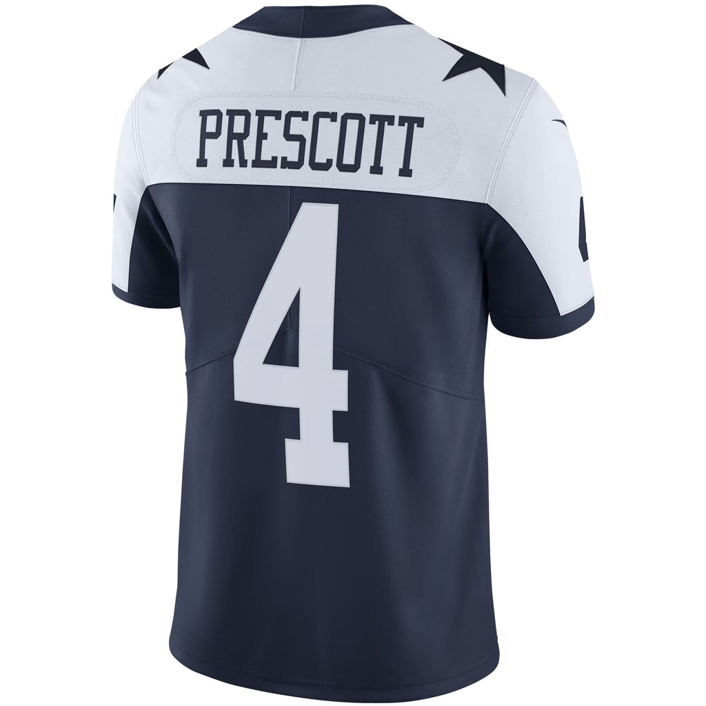 Dallas Cowboys Dak Prescott Navy Alternate Vapor Limited Jersey