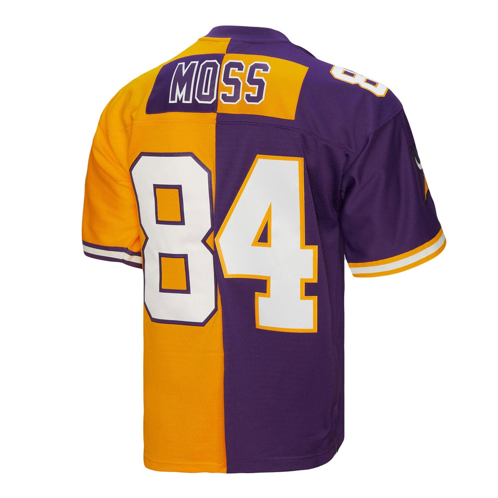 Minnesota Vikings Randy Moss Mitchell & Ness Purple/Gold 1998 Split Legacy Replica Jersey