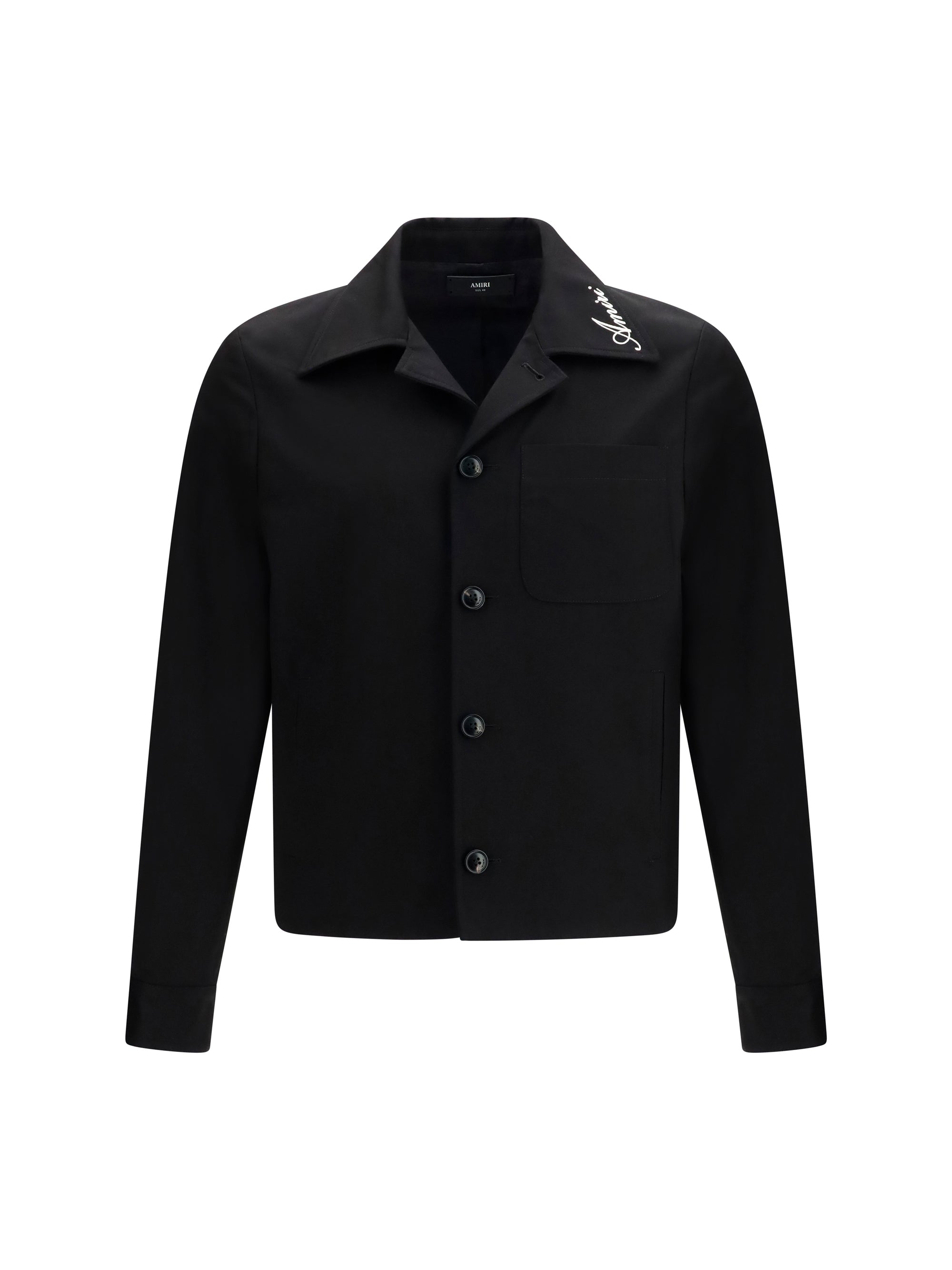 Amiri Men Script Collar Jacket