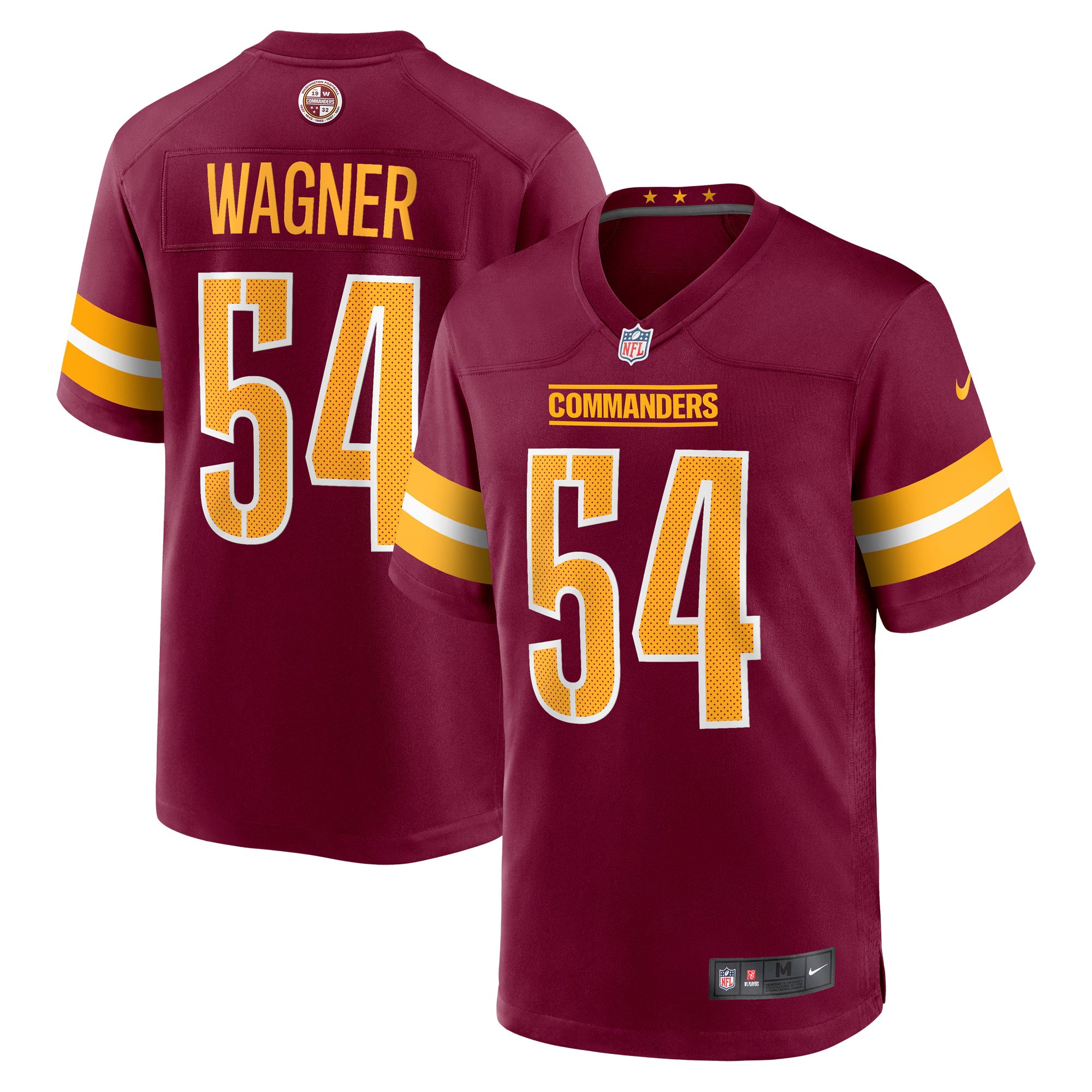Washington Commanders Bobby Wagner Burgundy Game Player Jersey
