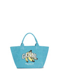Ganni Women Medium Banana Print Tote Bag