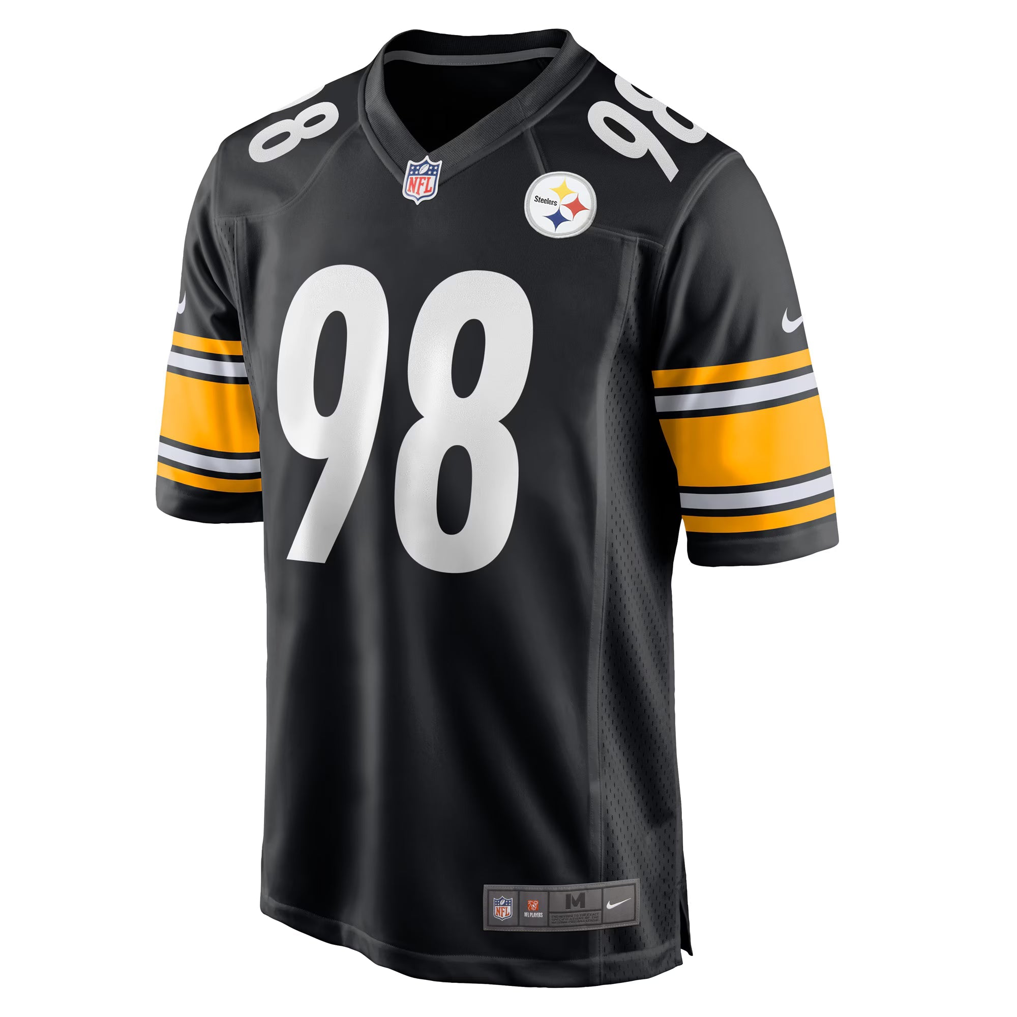 Pittsburgh Steelers DeMarvin Leal Black Game Player Jersey