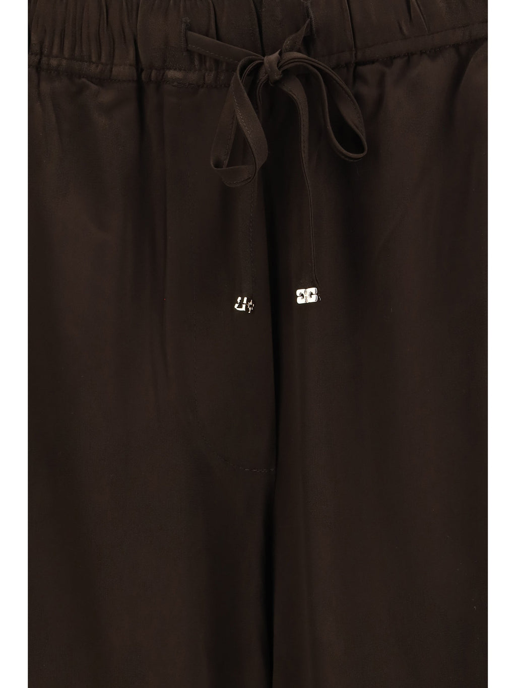 Ganni Women Satin Drawstring Pants