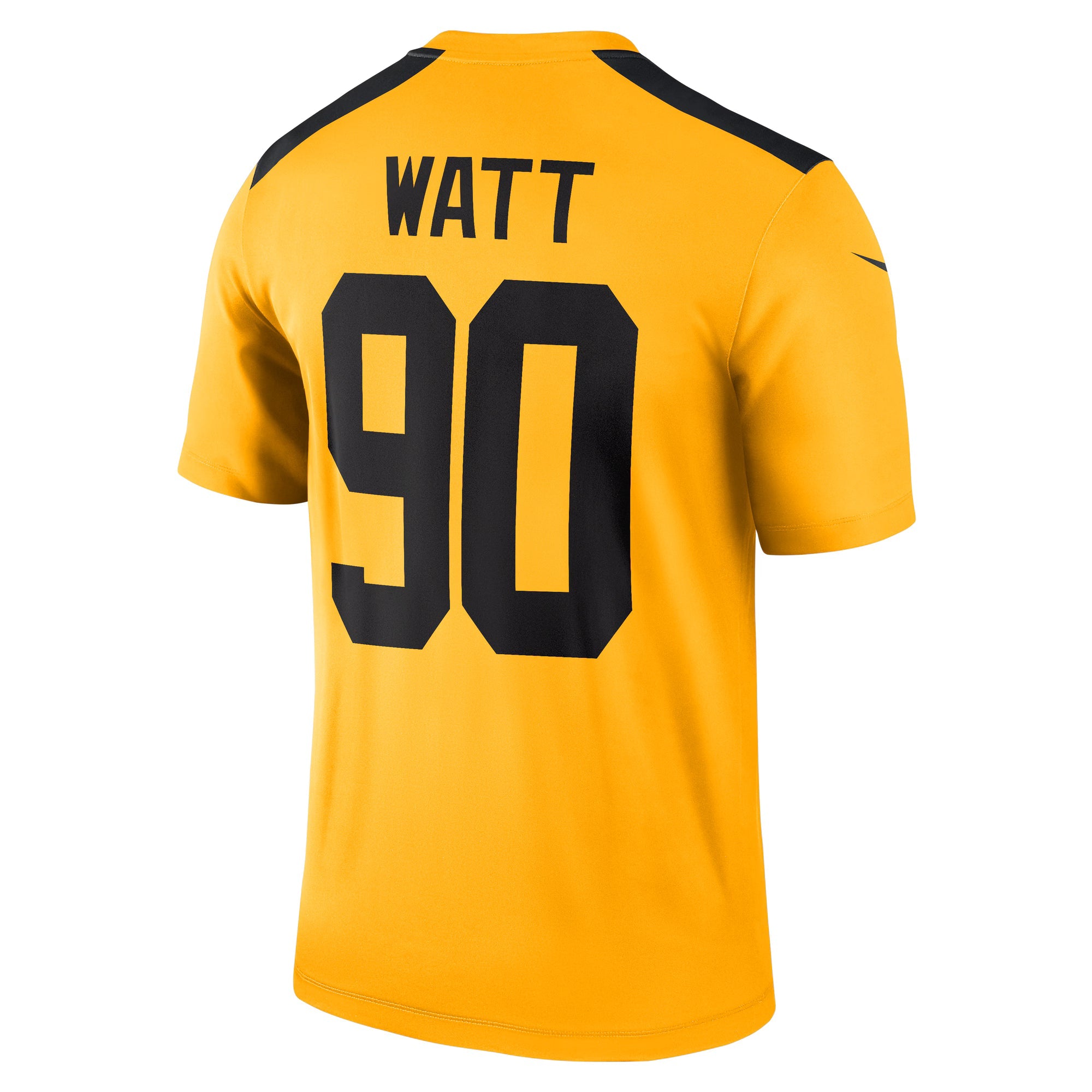 Pittsburgh Steelers T.J. Watt Gold Alternate 1933 Throwback Legend Player Performance Top