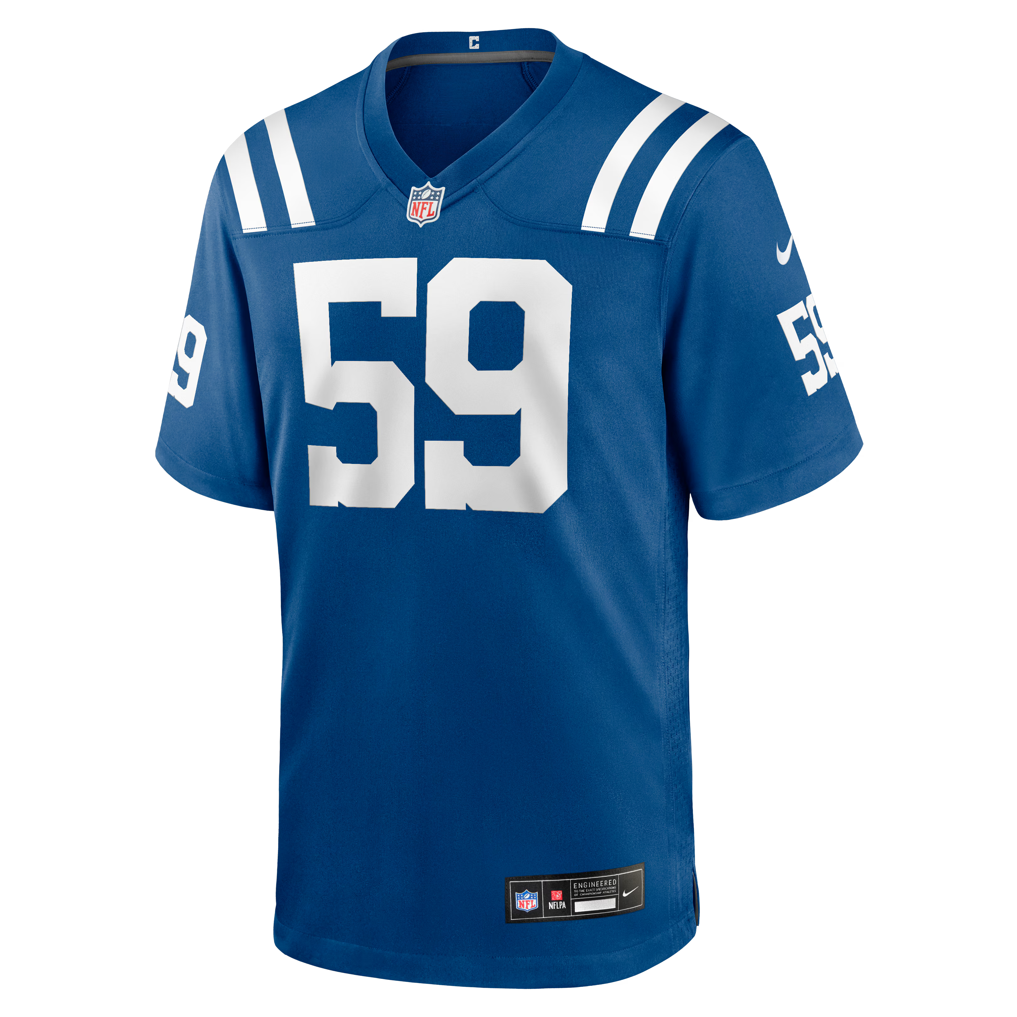 Indianapolis Colts Buddy Johnson Royal Team Game Jersey