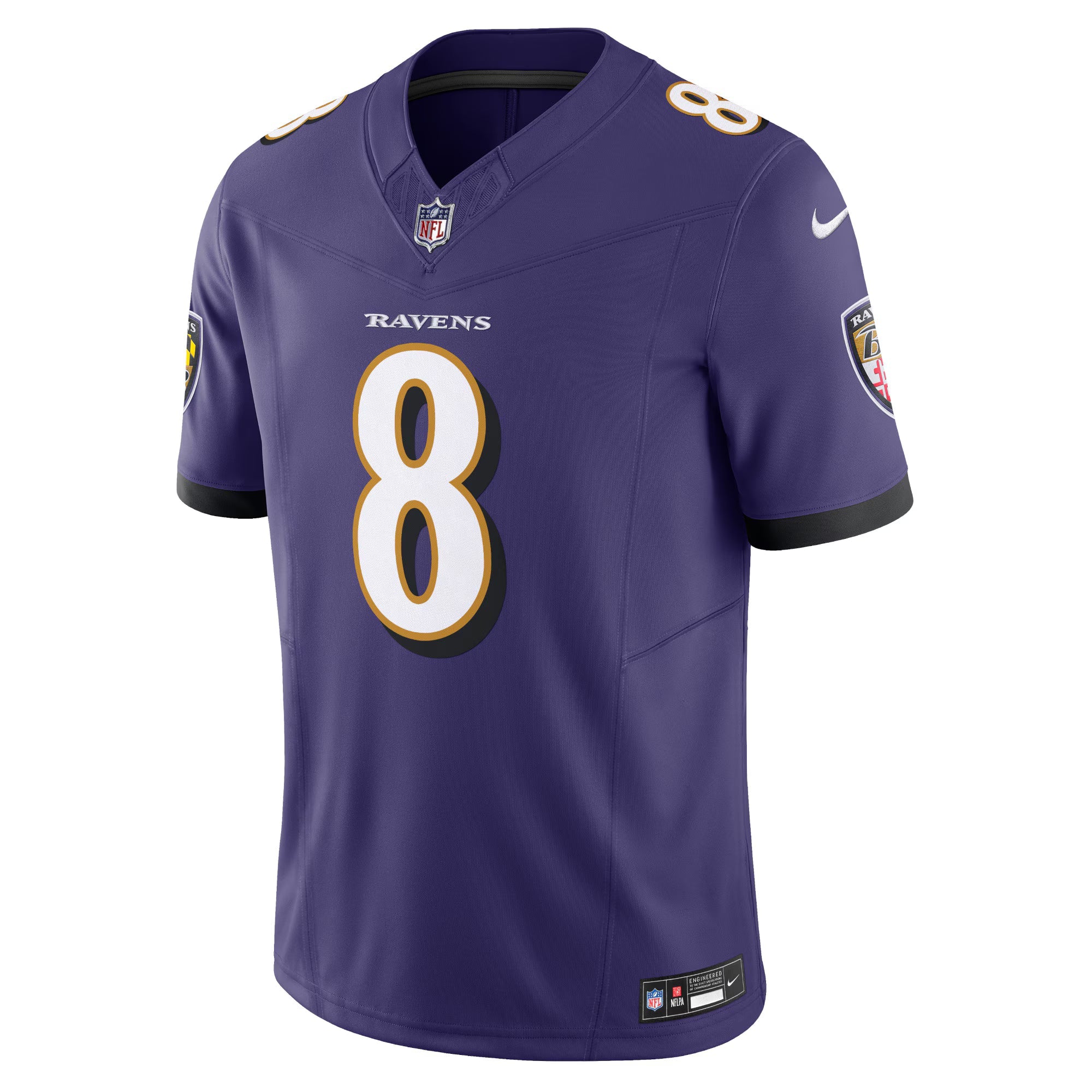 Baltimore Ravens Lamar Jackson Purple Vapor F.U.S.E. Limited Jersey