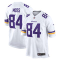 Minnesota Vikings Randy Moss White Retired Player Game Jersey