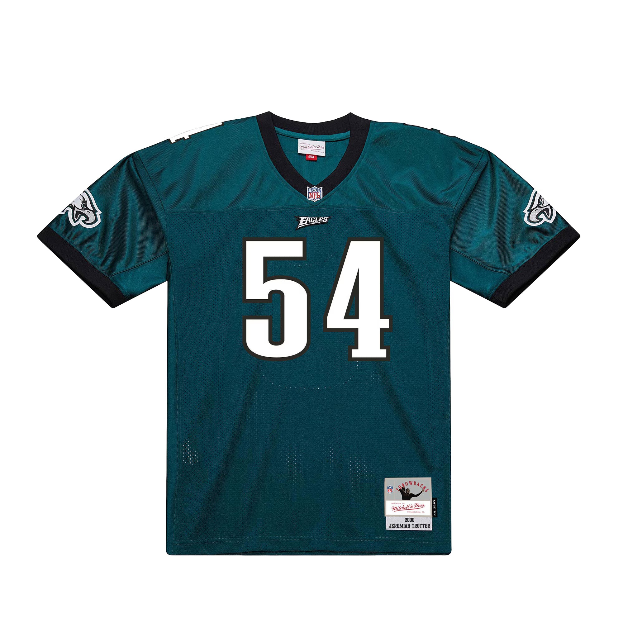 Philadelphia Eagles Jeremiah Trotter Mitchell & Ness Green 2000 Legacy Throwback Replica Jersey