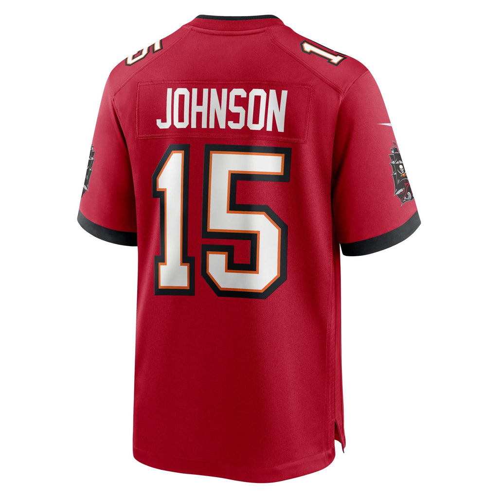 Tampa Bay Buccaneers Tez Johnson Red Team Game Jersey