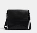 NWT Coach Men’s Houston Map Bag In Signature Leather