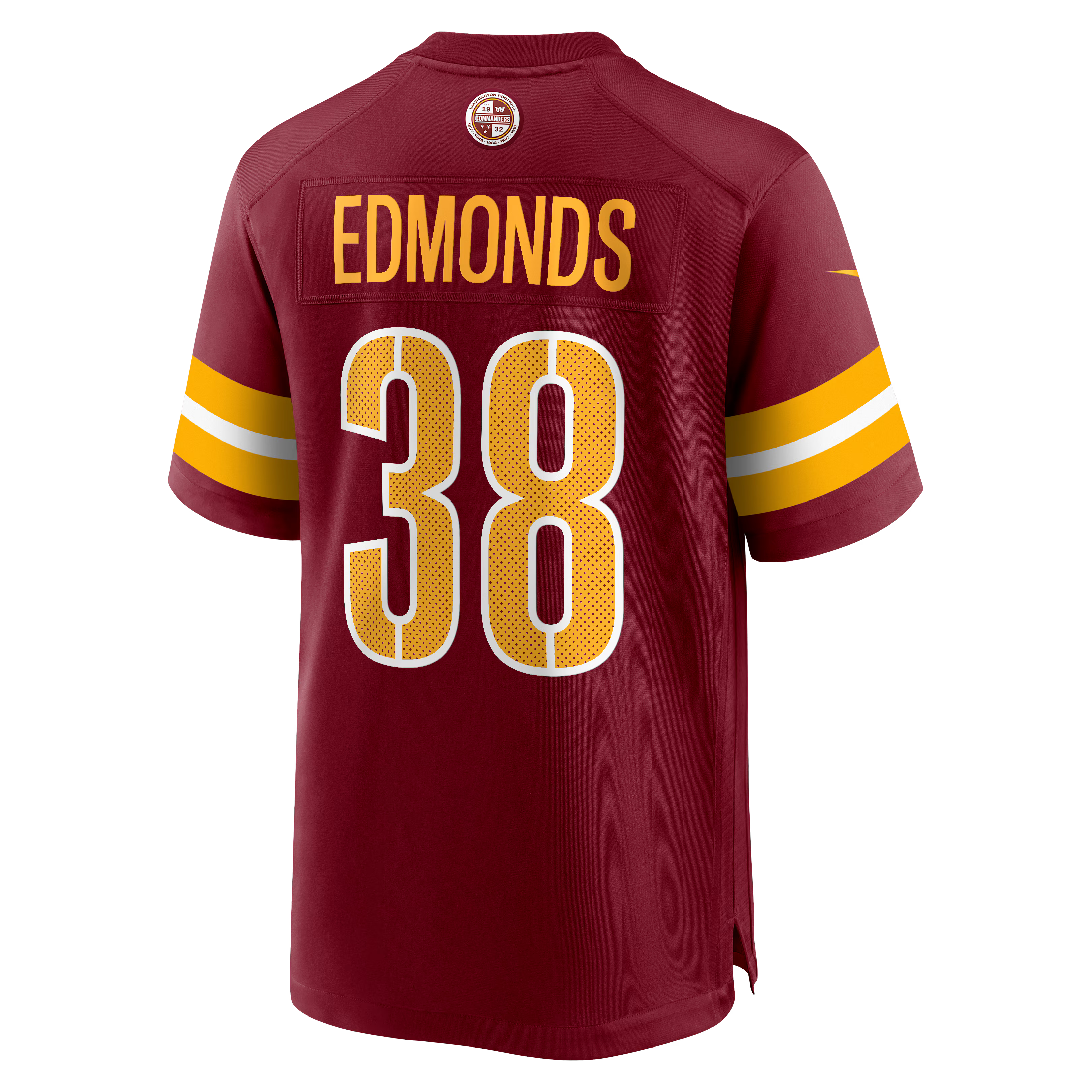 Washington Commanders Chase Edmonds Burgundy Team Game Jersey