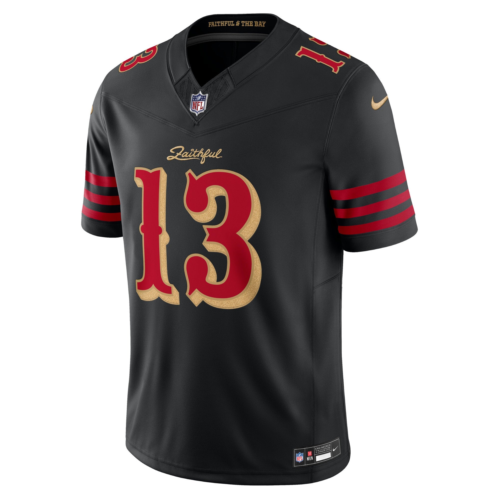 San Francisco 49ers Brock Purdy Black 2025 Rivalries Collection Limited Jersey