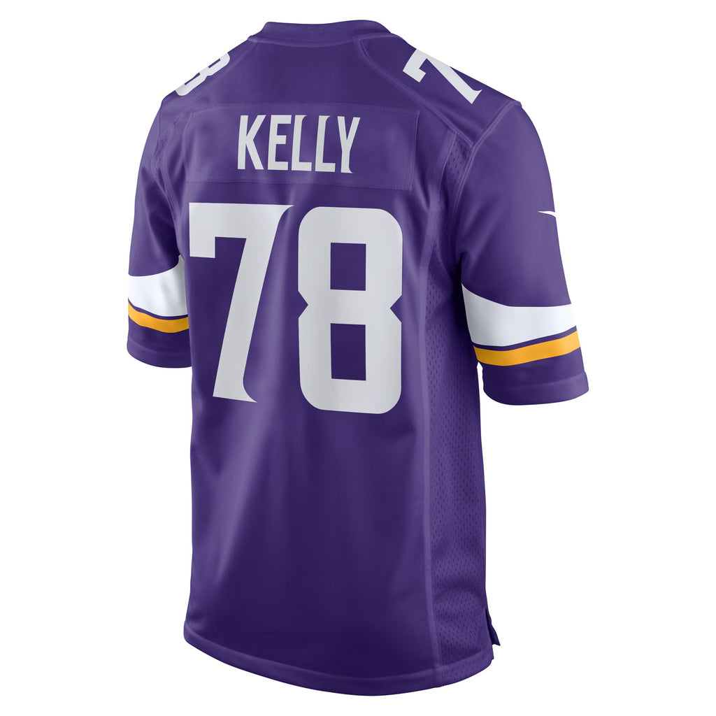 Minnesota Vikings Ryan Kelly Purple Team Game Jersey