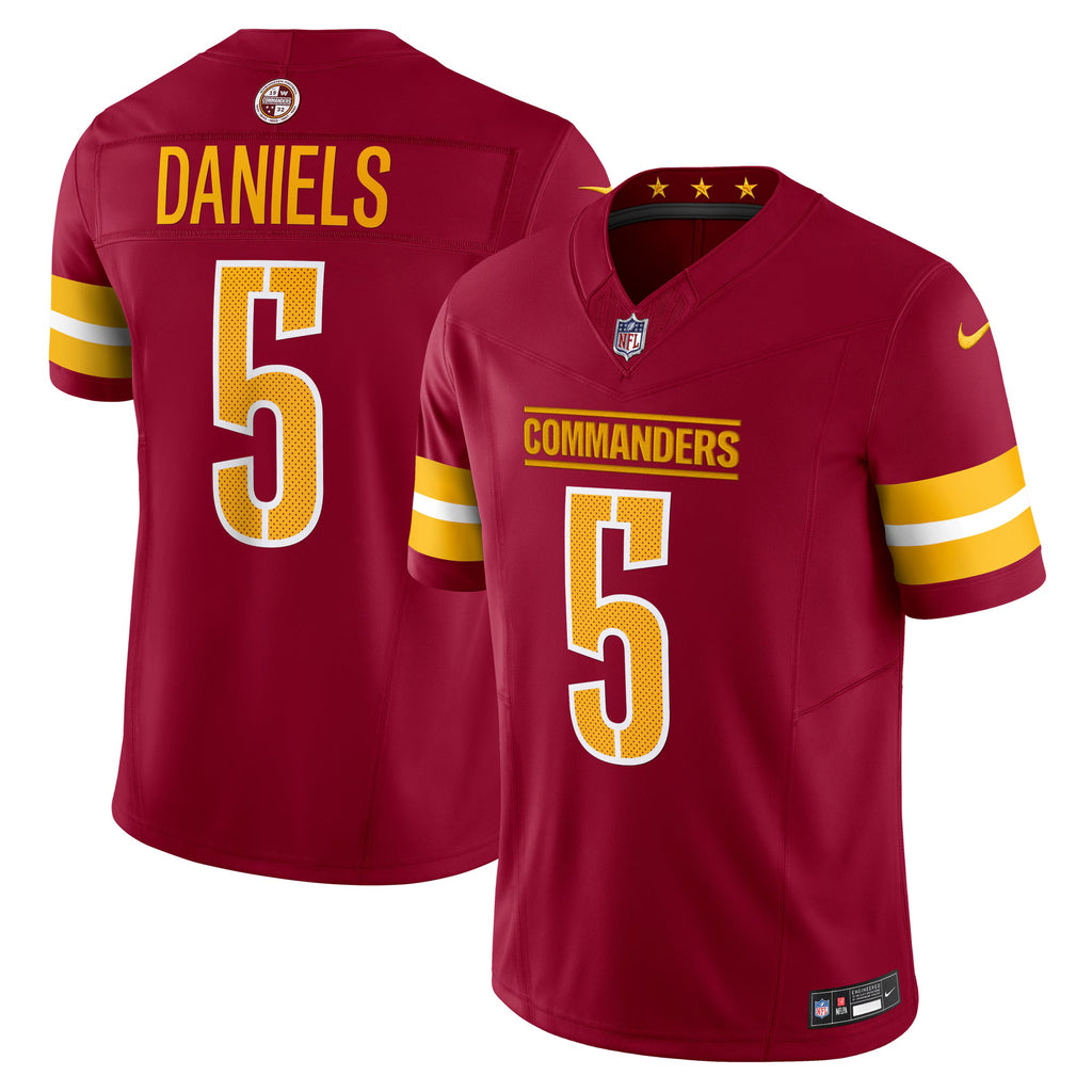Washington Commanders Jayden Daniels Burgundy Vapor F.U.S.E. Limited Jersey