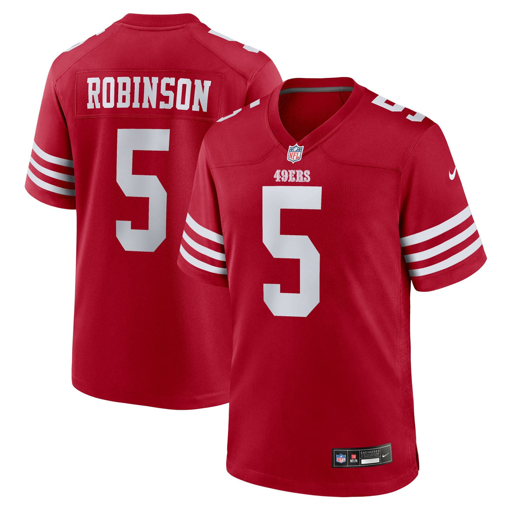 San Francisco 49ers Demarcus Robinson Scarlet Team Game Jersey