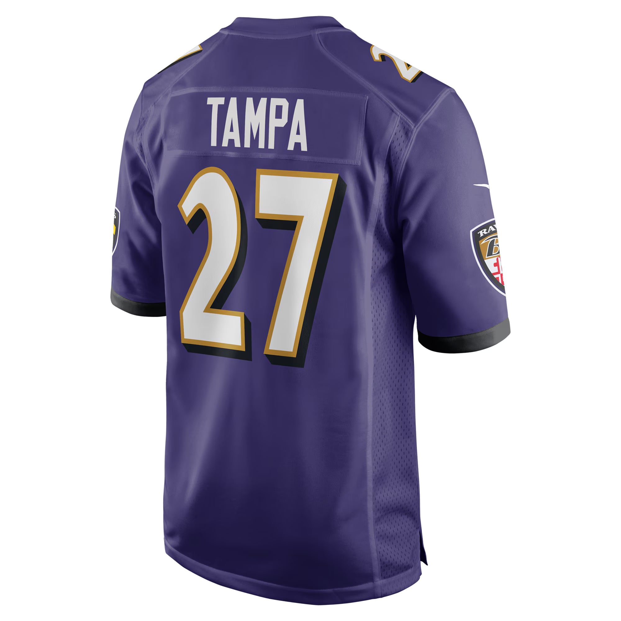 Baltimore Ravens T.J. Tampa Purple Team Game Jersey