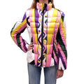 EMILIO PUCCI PATTERNED PUFFER JACKET - SIZE 8