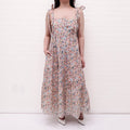 ERDEM FLORAL EYELET MAXI DRESS - SIZE 6