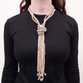 ERICKSON BEAMON CRYSTAL AND PEARL NECKLACE