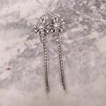 ERICKSON BEAMON CRYSTAL DROP CLIP ON EARRINGS