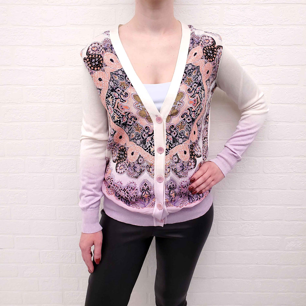 ETRO OMBRE PATTERNED CARDIGAN - SIZE 42