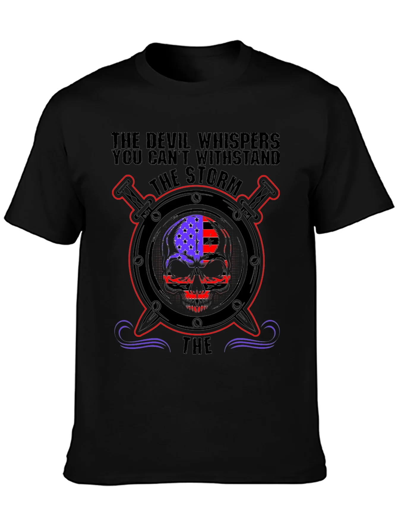 The Storm Skull Graphic T-Shirt